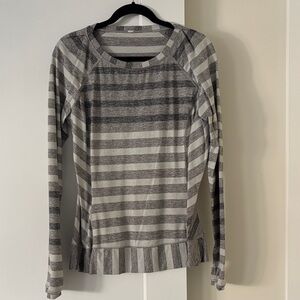Lululemon Striped Gray Women's Top